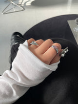 Cat's Eye Oval Stone Ring
