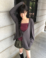 Henil Ribbon Pocket Cardigan