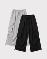 DP Big Pocket Side Pintuck String Wide Pants (2 colors)