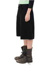 BTB : SANP BUTTON BERMUDA SHORTS [SHADOW BLACK]