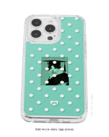 DOT JELLY Gel Hard Slim Phone Case - Mint