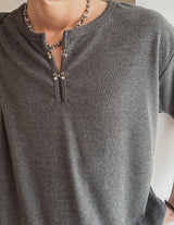 ルーキー フック ヘンリーネック ショートスリーブ Tシャツ