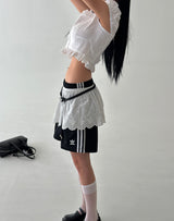 Ring two-string loop strap belt