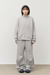 New Warmer Cropped Zip Up