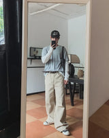 Nero Panel Cotton Wide Pants