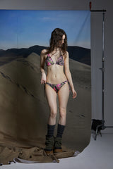 WOOD BIKINI-PINK