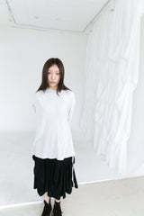 oblique button hood top(3colors)