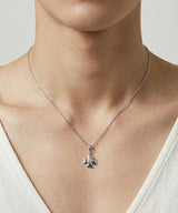 ダブルクローバーネックレスSV (925 silver)