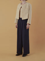 Poem tweed jacket_beige