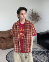 Decker Crop Check Short Sleeve Shirt
