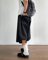 Log Bermuda Cotton Pants