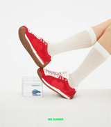 WE FLOWER Fashionable New Hobo Shoes, Versatile, Comfortable and Light - weight - cherry red