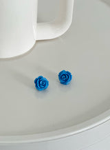 rose formica earring - blue