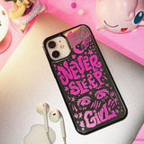 Never sleep girl mirror case