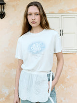 スワングラフィックTシャツ ホワイト