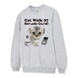 キャットウォークスウェットシャツ - 6COLOR