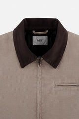 Washed Canvas Padded Detroit Work Jacket
