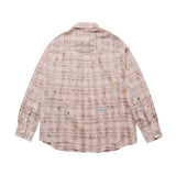 26SS チェック ペイント シャツ
