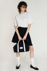 Norma satin skirt_navy