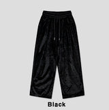 メルツベルベットピンタックワイドバンディングパンツ