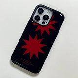 [MADE] black spark epoxy bumper case - red