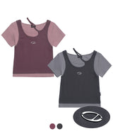 オードシグネチャー 2WAY レイヤード Tシャツ / Odd Signature 2WAY Layered T-Shirt