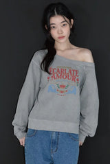 26FW★アモールキャット ピグメント スウェットシャツ