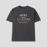 アーミーピグメントダイング半袖Tシャツ