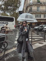 Moi Side Pocket Double Long Coat