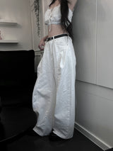 cut-line volume-up wide pants