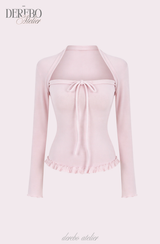 Pink Mood Slim Strap Top