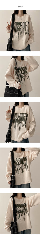 Dipp Ribbed Knit Long Sleeve Ties