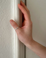 Hove cross ring (silver) *1PCS
