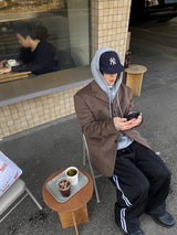 No.1090 PJ 2way hood ZIP-UP (6color)