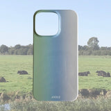 [grass and ocean gradation hard case]