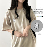 Shange embroidered short-sleeved T-shirt