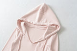 Rosie Pocket V-Neck Hood Top