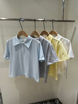 ハート ♡ ボタン pk Tシャツ (4color)