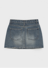 [B-DENIM] VINTAGE MINI SKIRT 038
