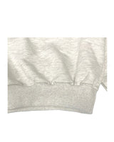 Burnt Overfit Balloon Crop Sweatshirts 4C