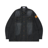 ALYTH ROLL UP DENIM SHIRT UNISEX (2Color)