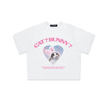 キャット&バニークロップTシャツ [4COLOR]