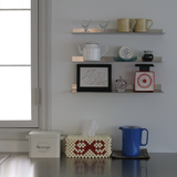 【MADE】 candy ribbon tissue case (ivory)