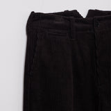 WOMAN クラシックコーデュロイパンツ DEEP BROWN