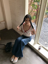 レッドラインvネックショートスリーブtシャツ