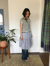 Blossom Lace T-shirt + Scarf (4color)