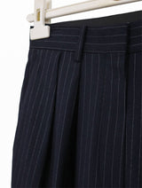 PAPERMOON PIN STRIPE PLEATE TROUSER
