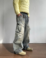 Peace Cargo Denim Pants