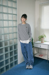 26SS★ パピーストライプ長袖Tシャツ