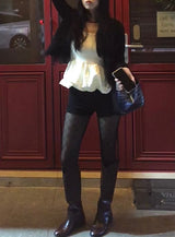 Tweed Fringe Cardigan Jacket